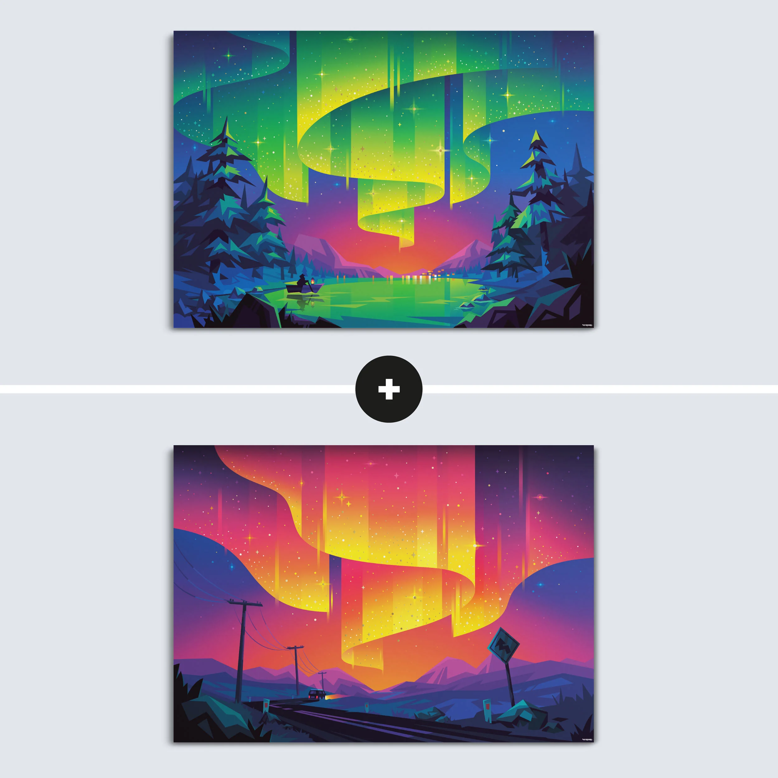 Aurora Gazing Poster Bundle