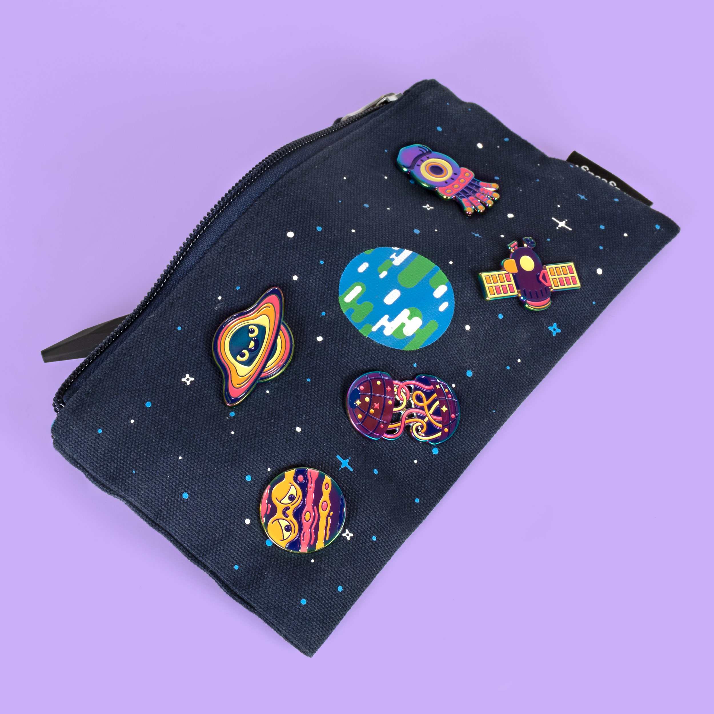 Black Hole Enamel Pin - Image 3
