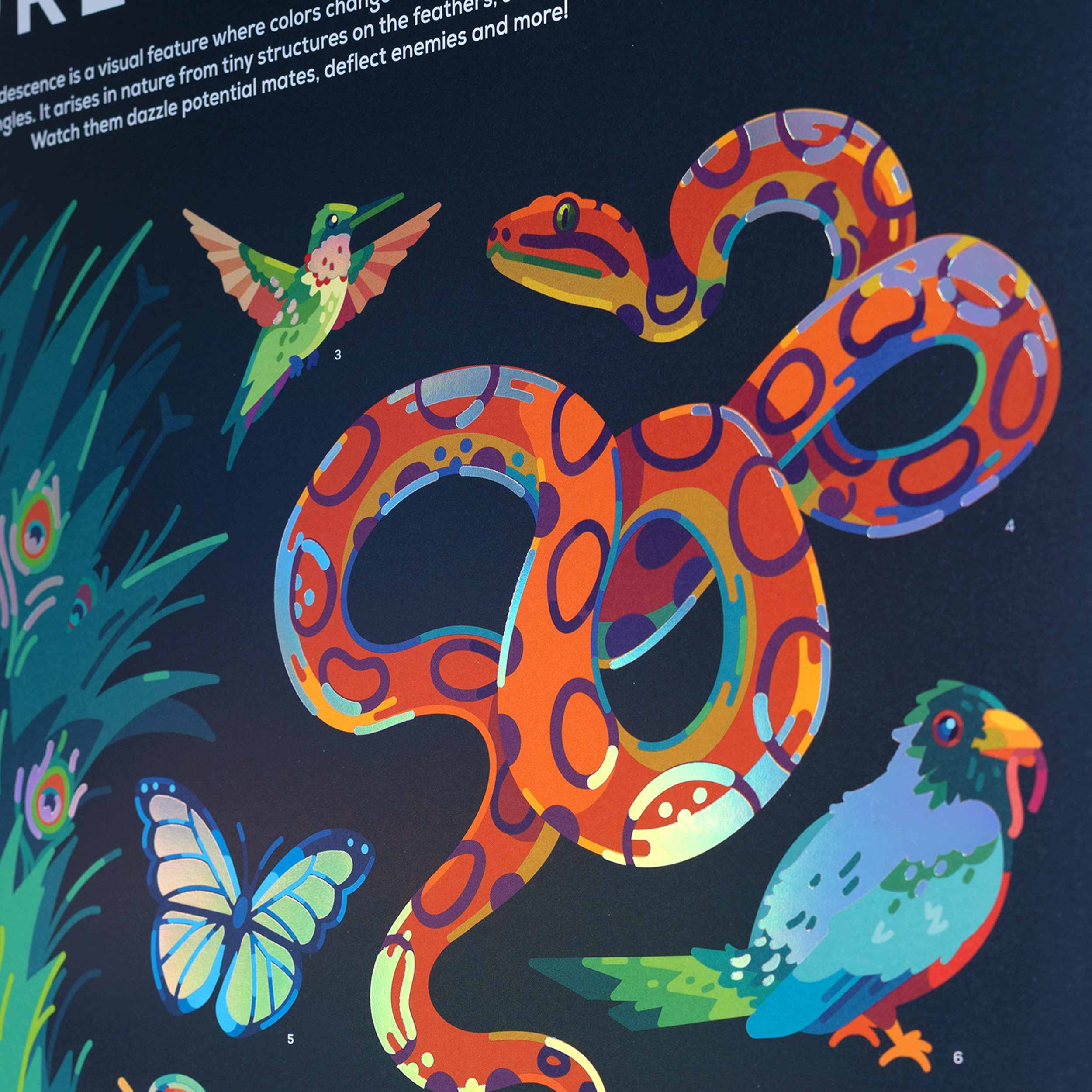 Iridescent Animals Poster - Image 5