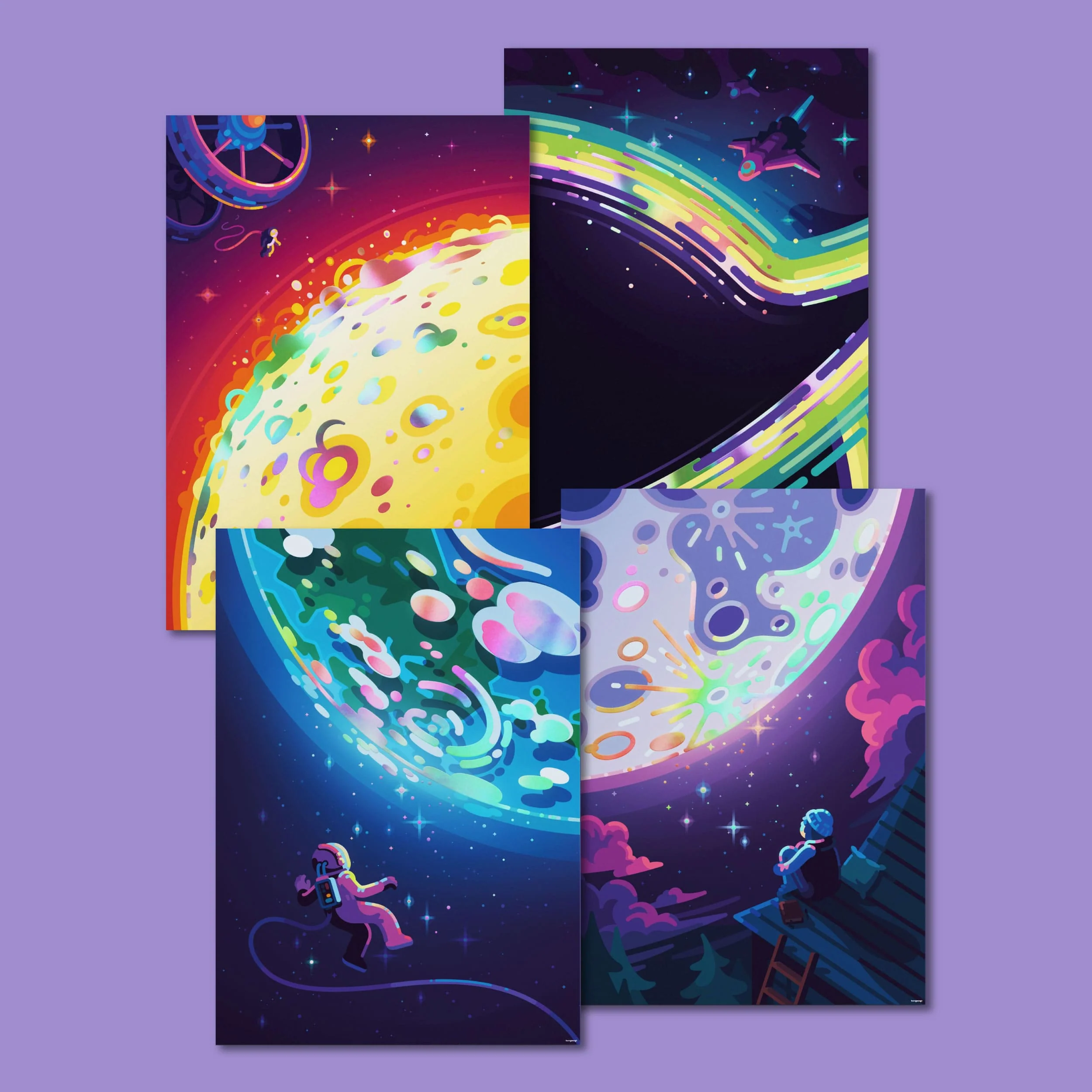 Cosmic Quartet Poster Bundle