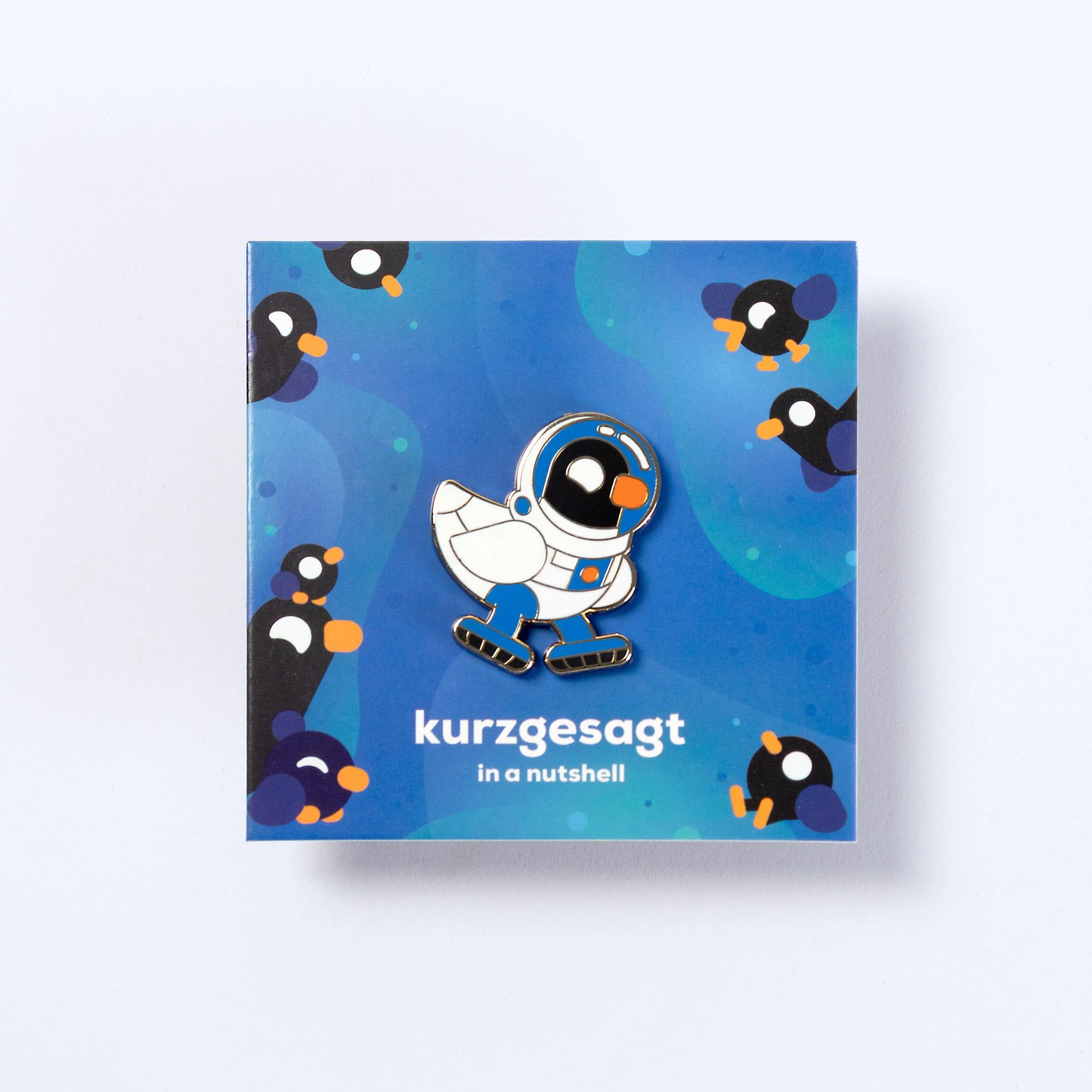 Astronaut Duck Enamel Pin - Image 2