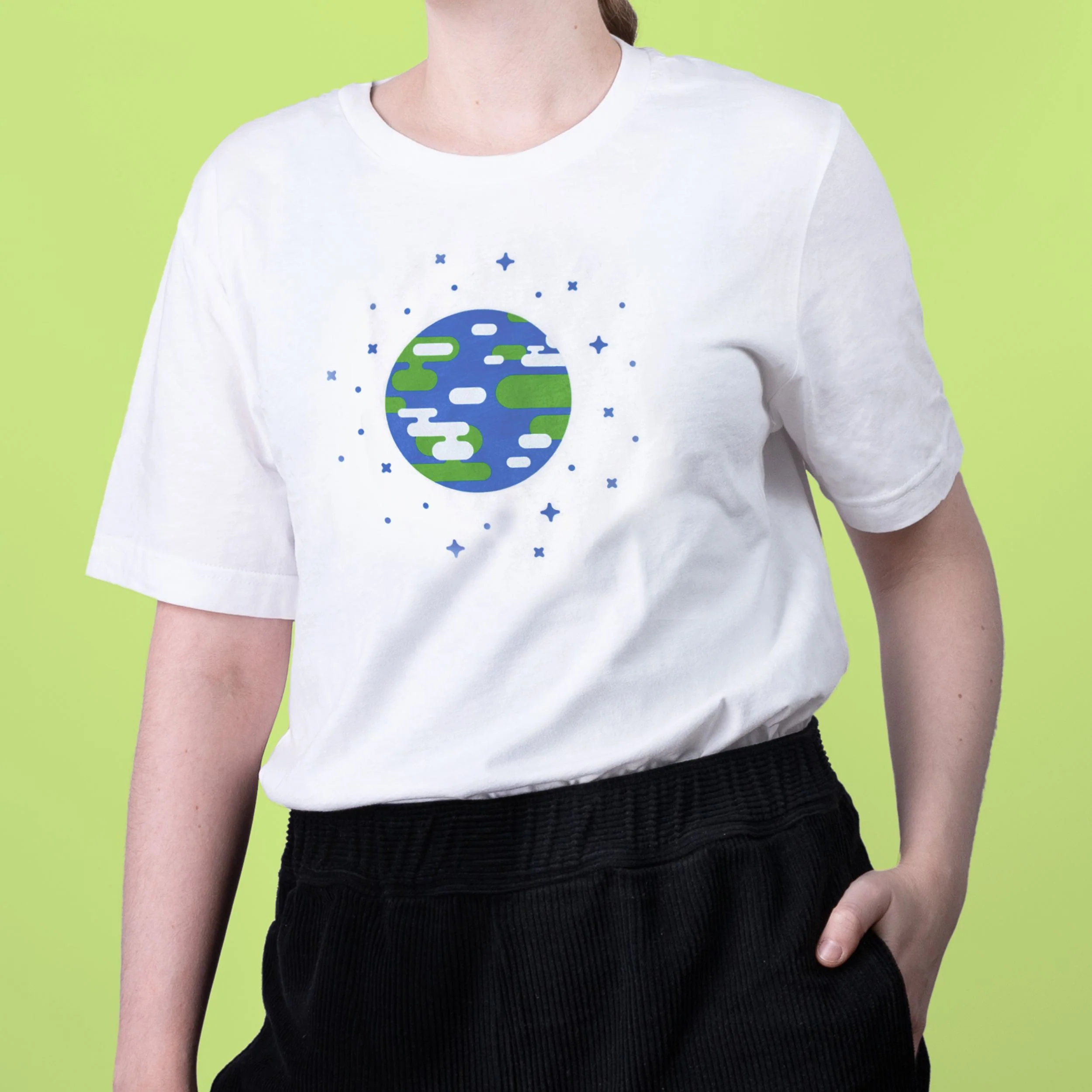 Earth Shirt White - Image 3