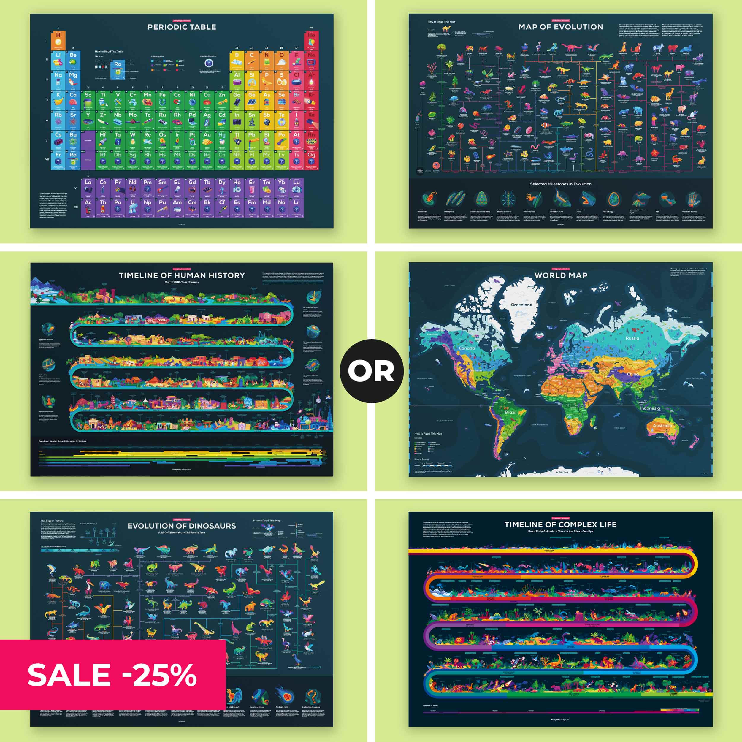 Build Your Own Education Edition Poster Bundle
