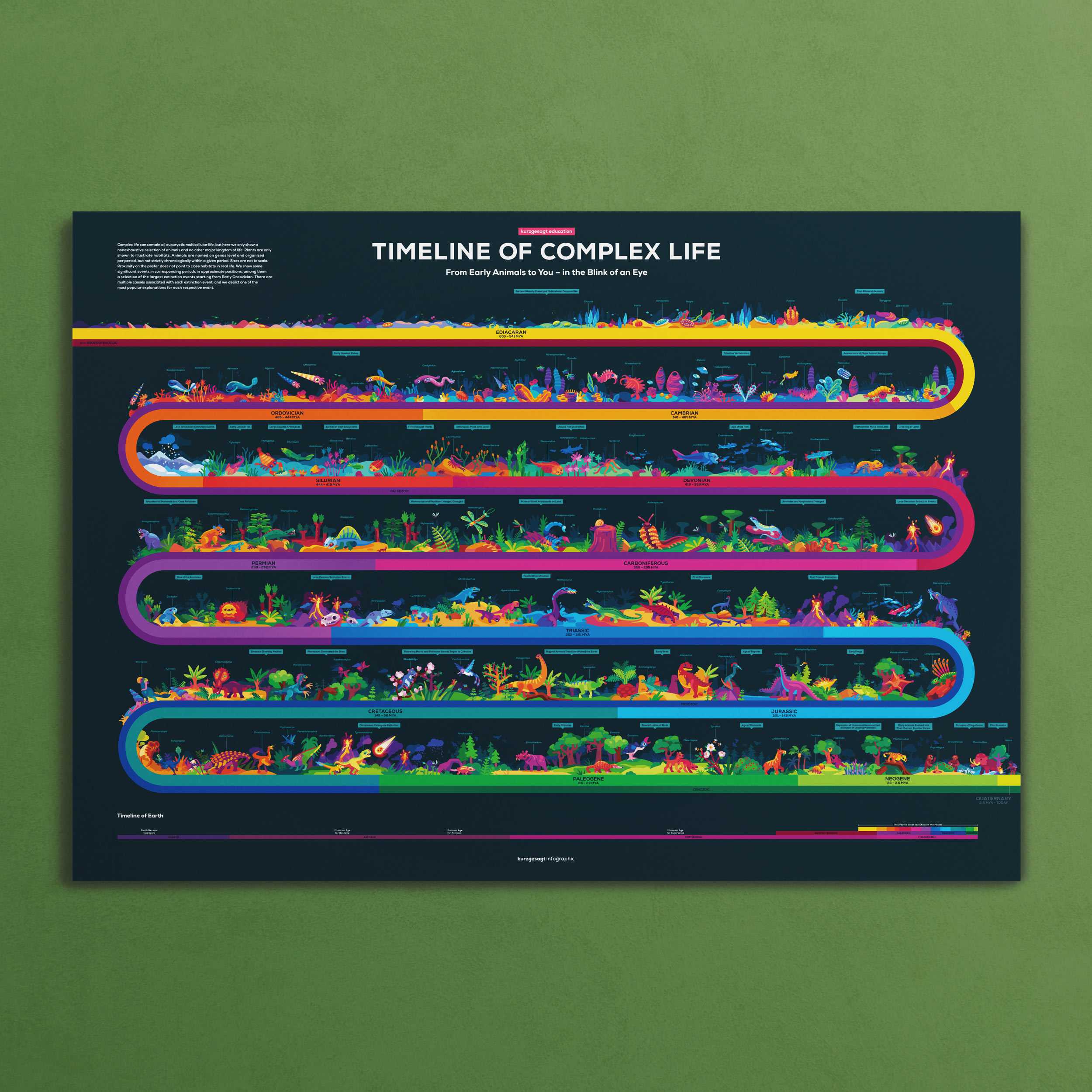 Timeline of Complex Life Poster