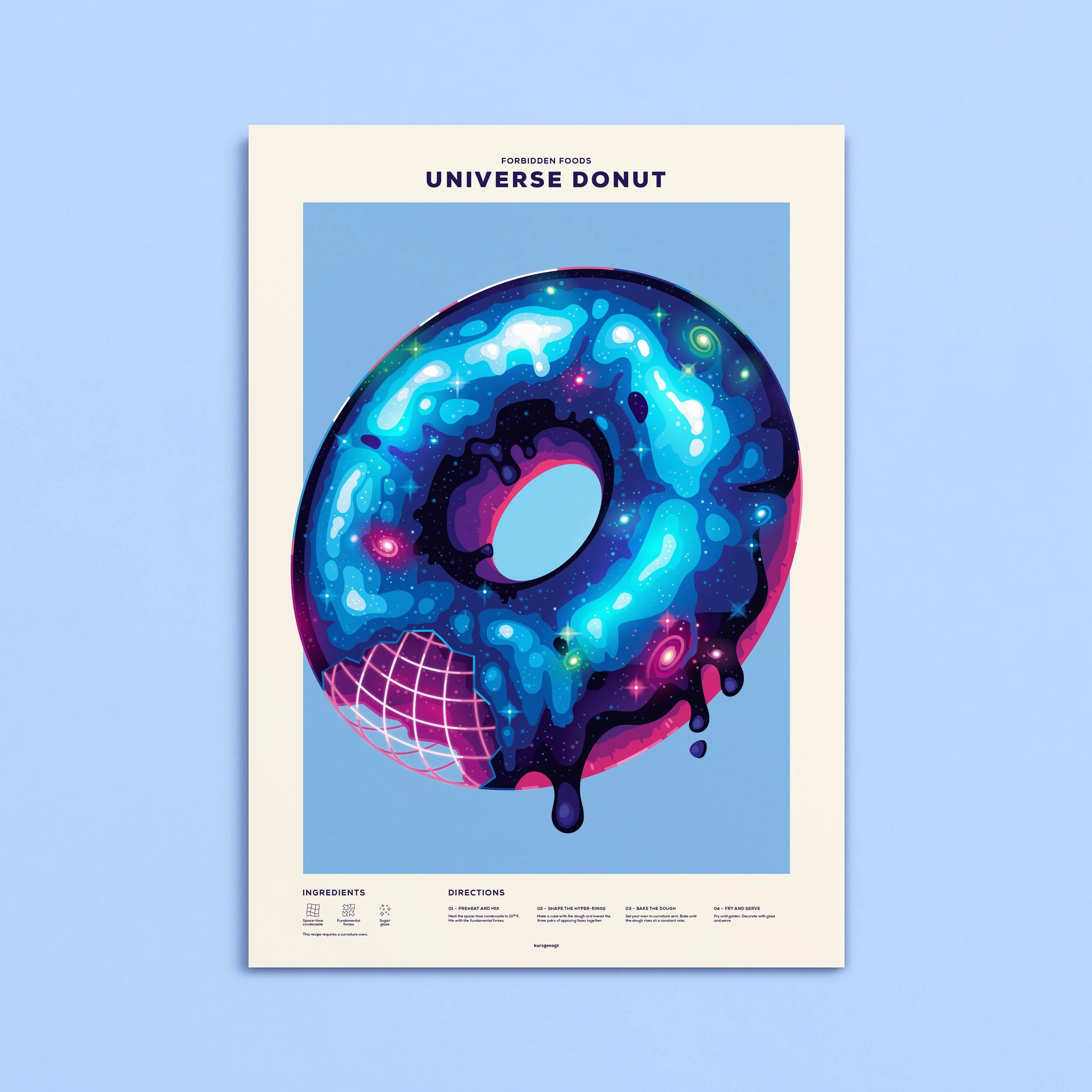 Forbidden Foods: Universe Donut Poster