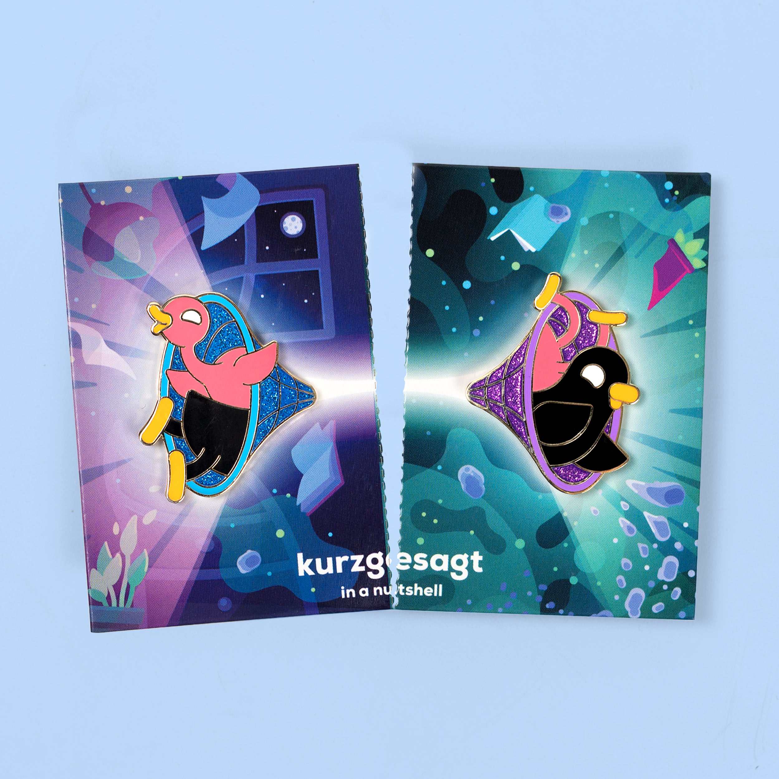Friendship Wormhole Enamel Pins Set - Image 2