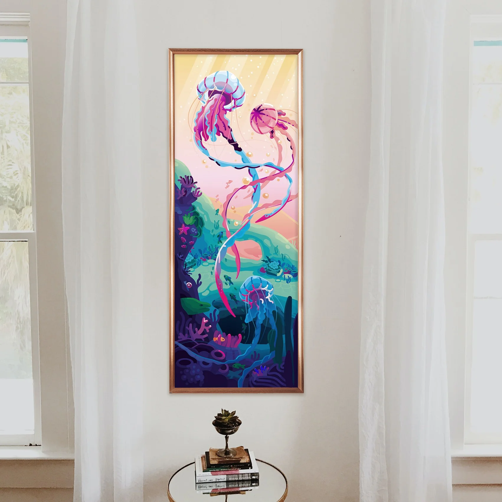Shiny Jellyfish Poster - Image 2