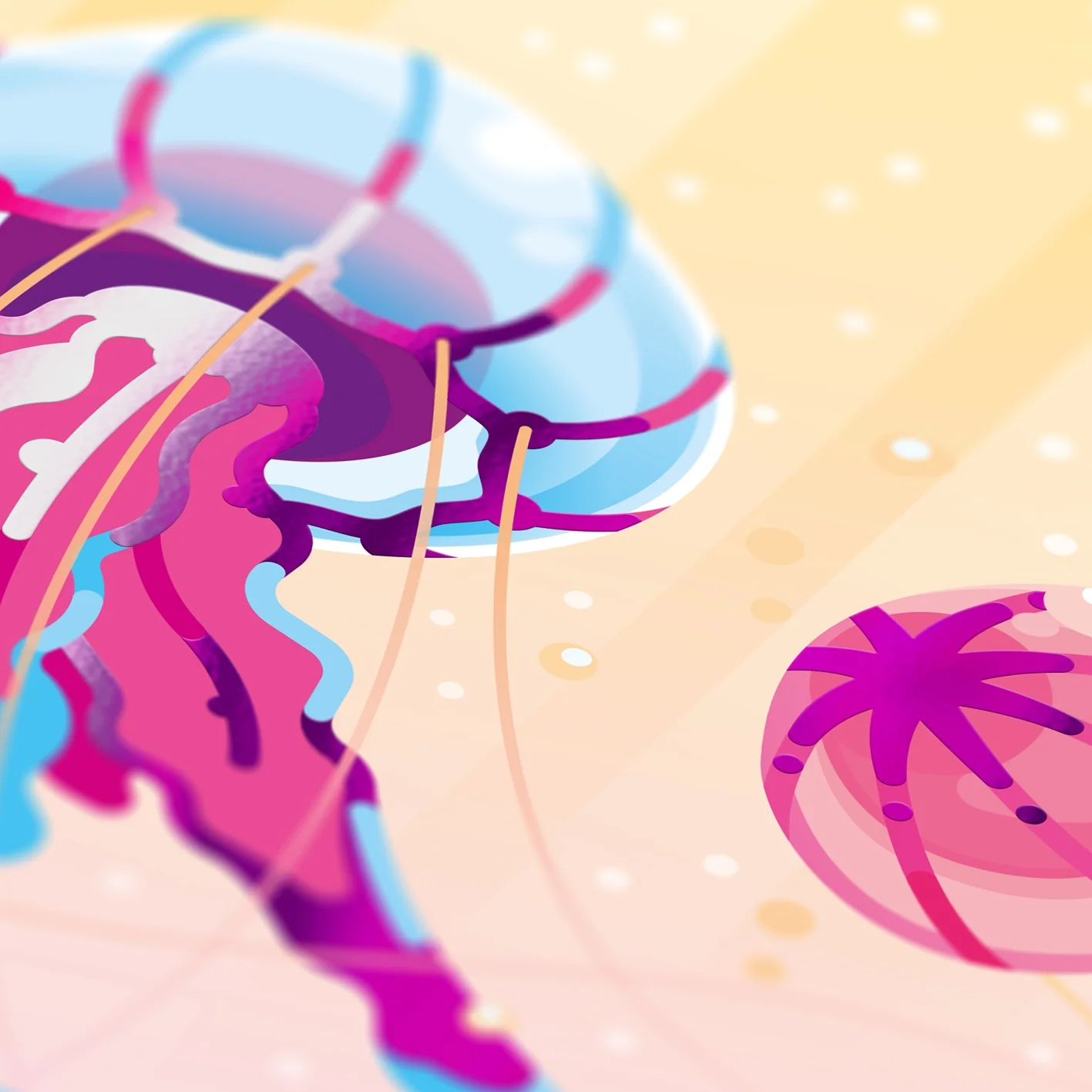 Shiny Jellyfish Poster - Image 3