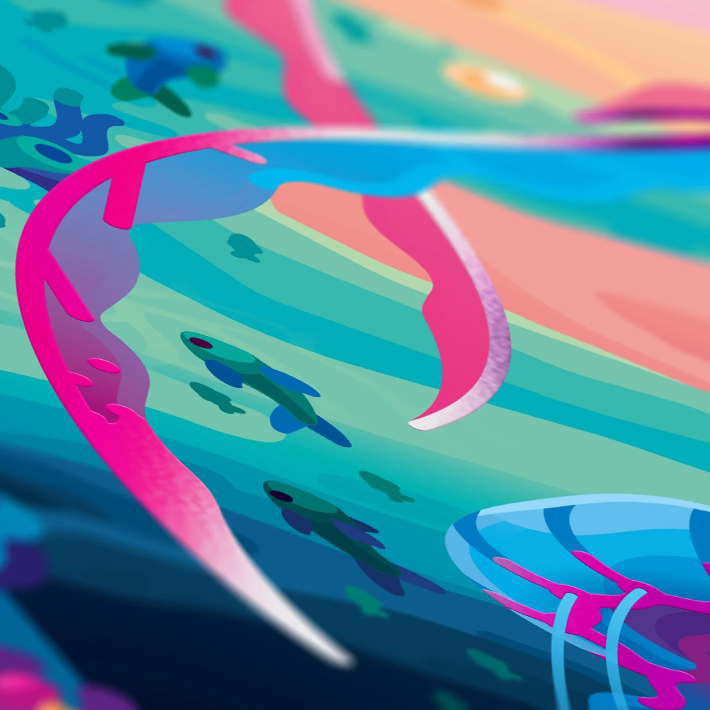 Shiny Jellyfish Poster - Image 5