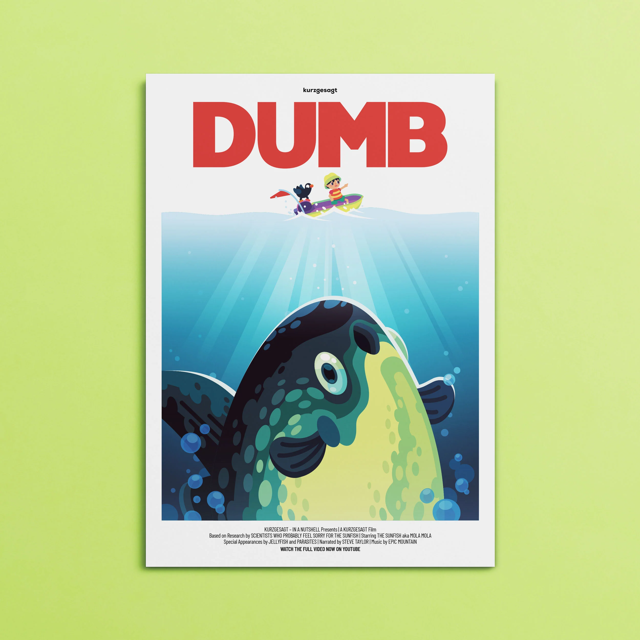 Dumbest Animal Alive Poster