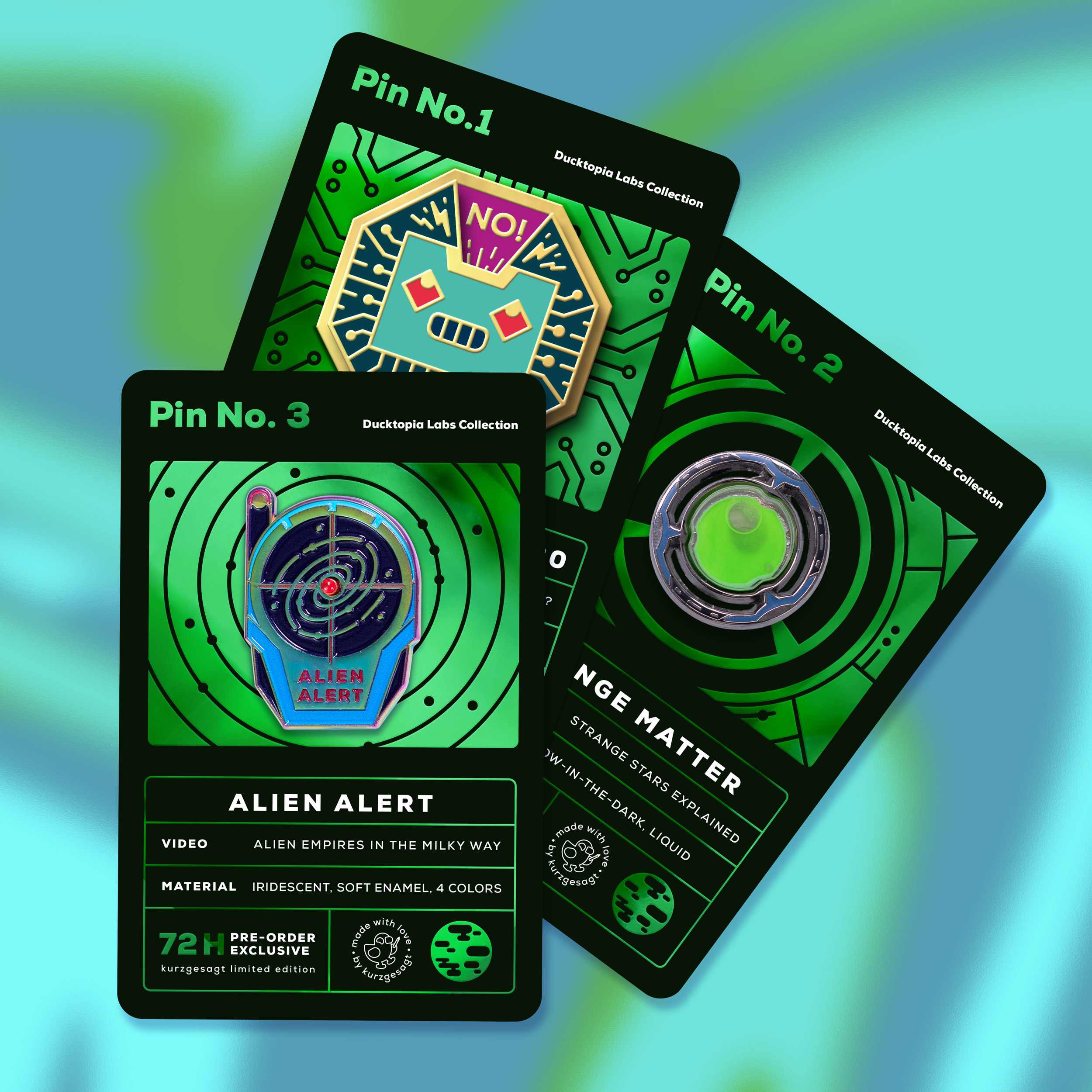 LIMITED EDITION Alien Alert Pin - Image 5