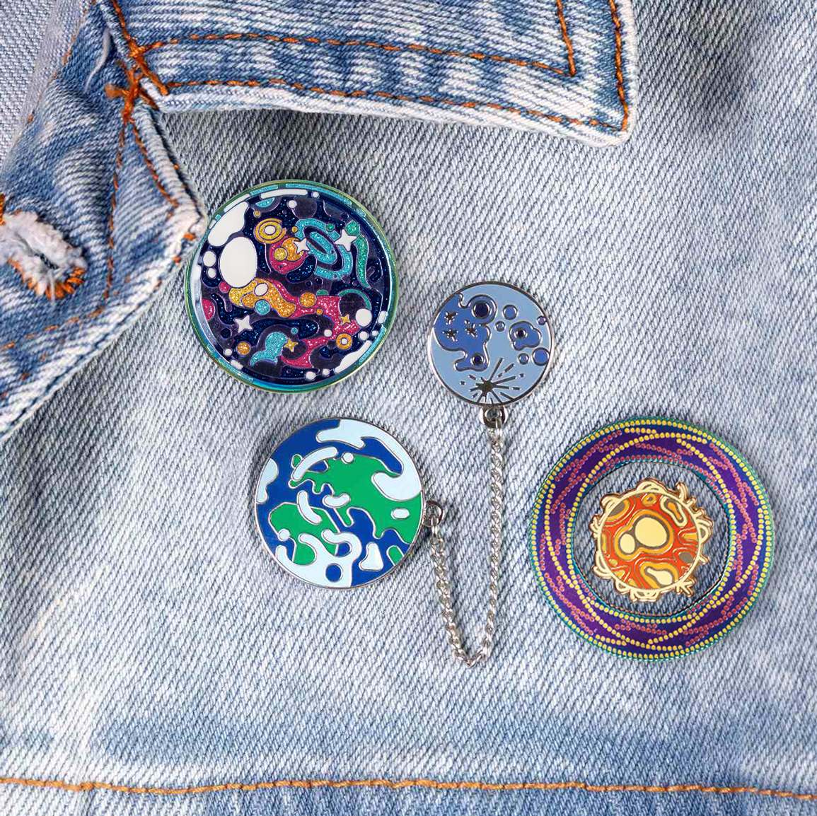 LIMITED EDITION Dyson Sphere Pin - Image 5