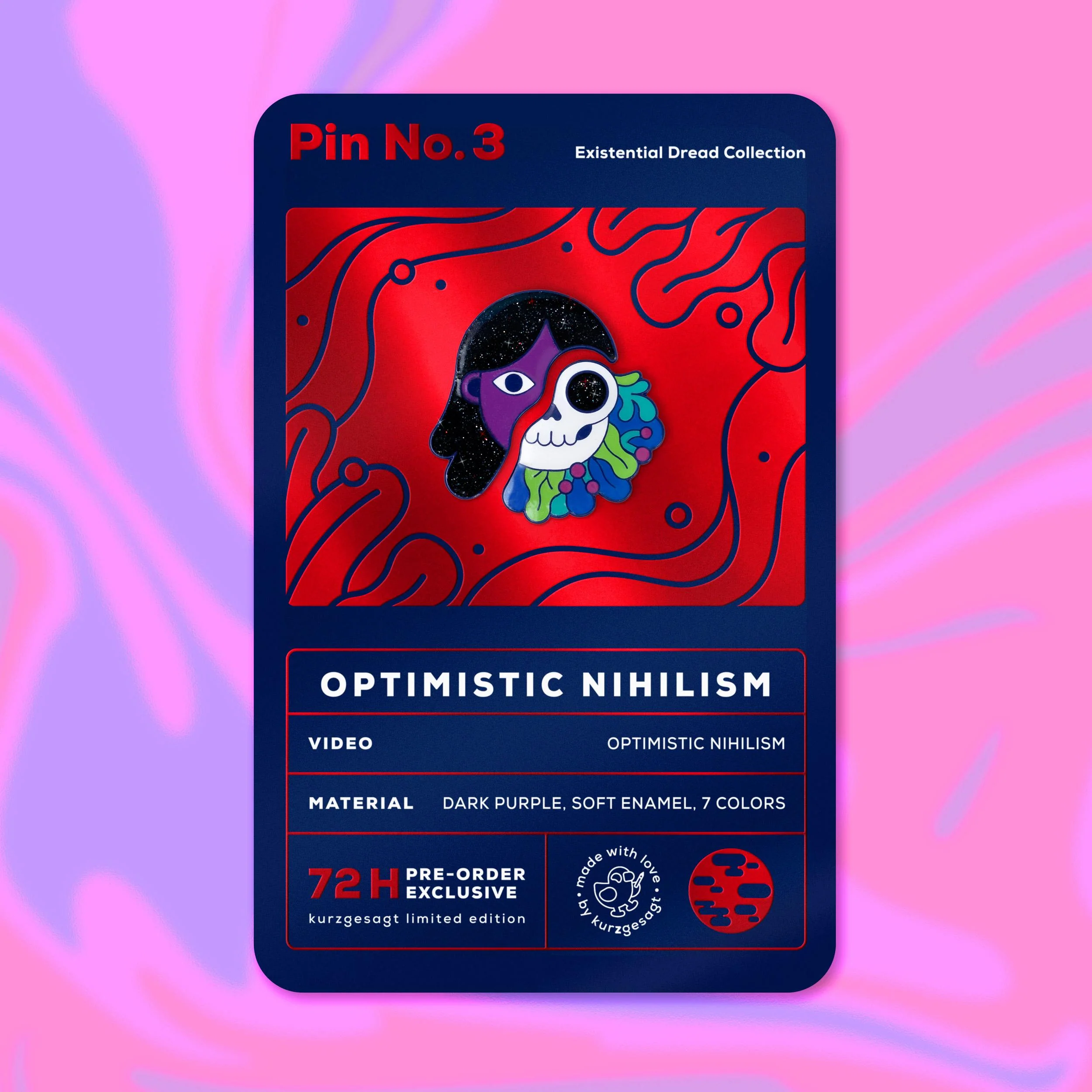 LIMITED EDITION Optimistic Nihilism Pin
