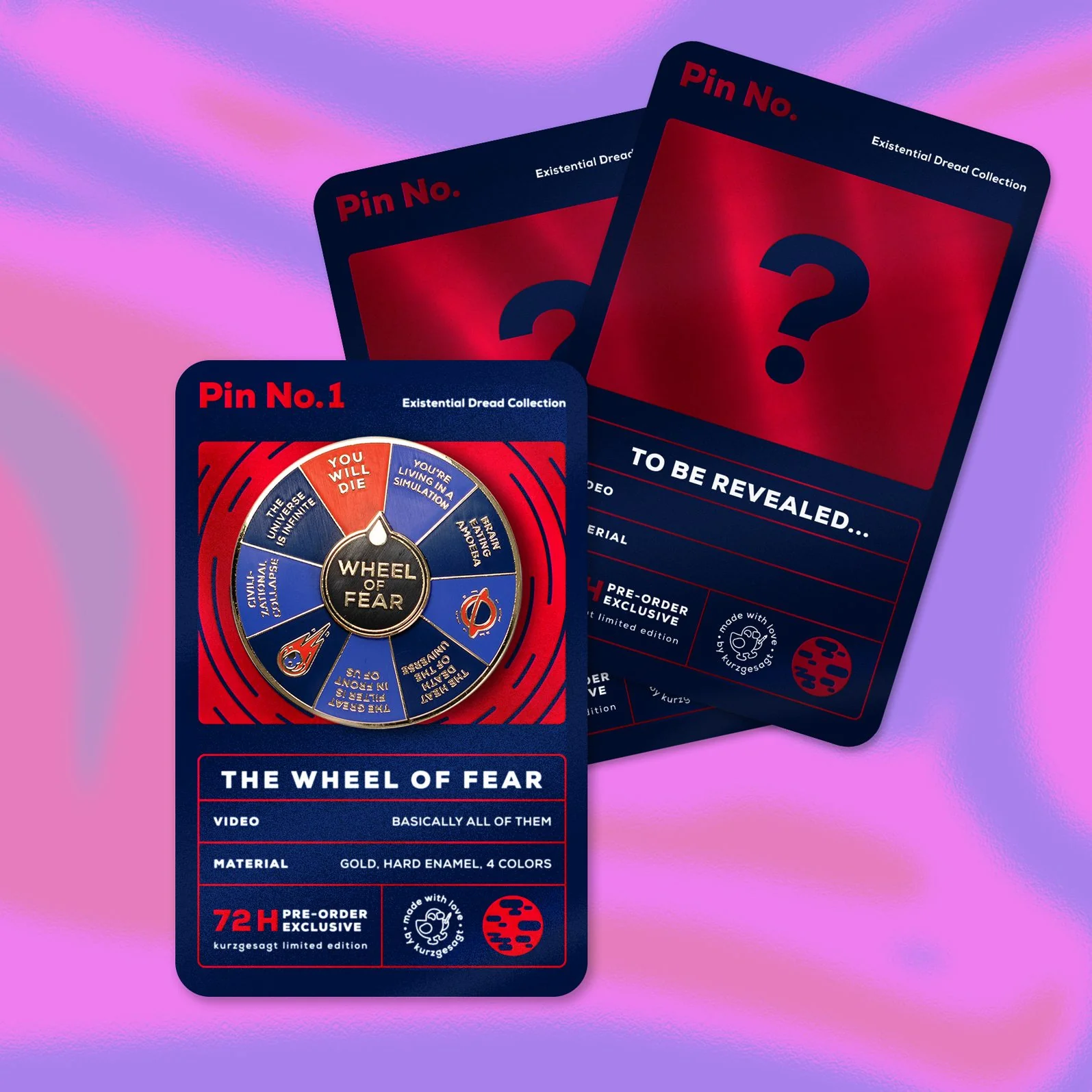 LIMITED EDITION Wheel of Fear Pin - Image 4