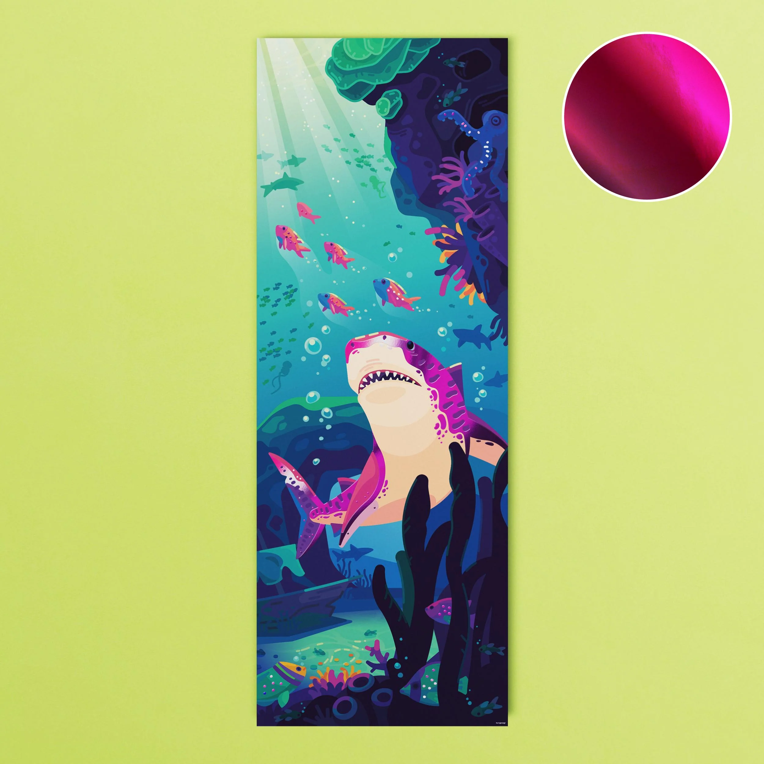Shiny Shark Poster