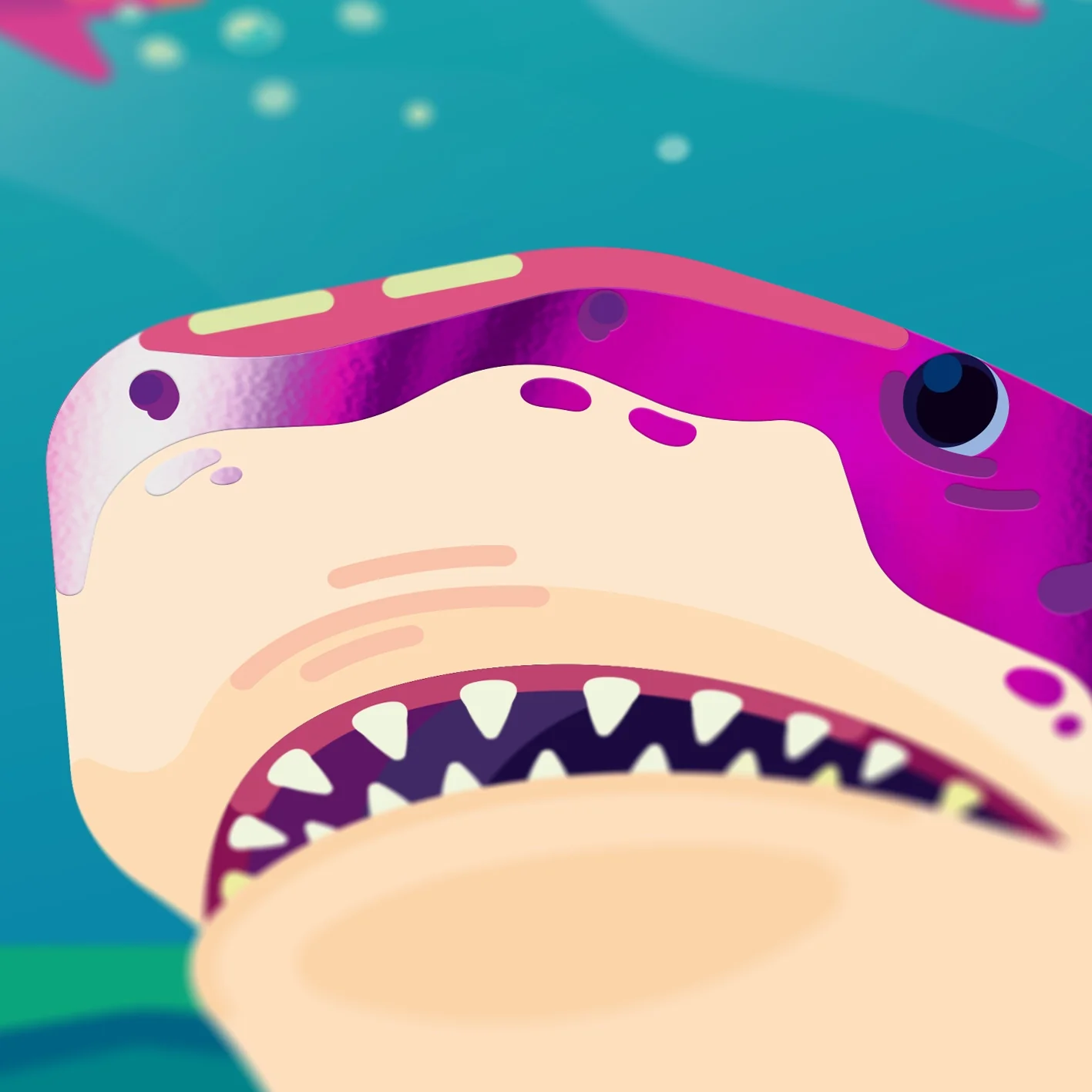Shiny Shark Poster - Image 3