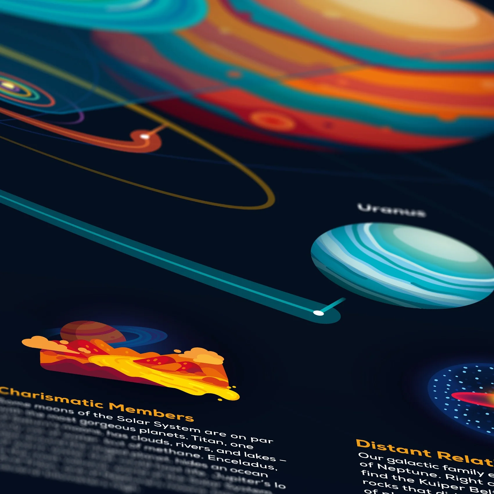 Solar System Infographic Poster - Image 4