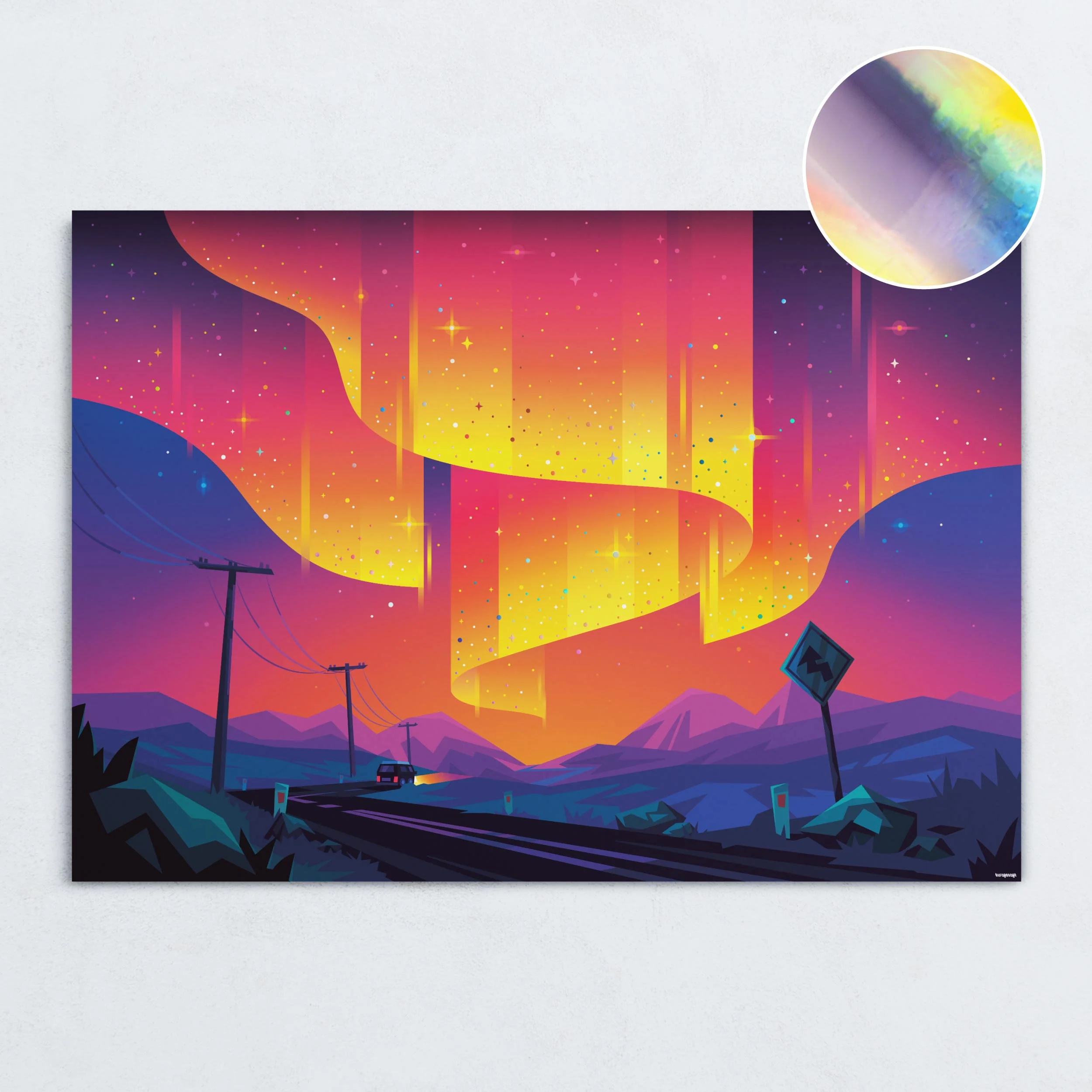 Southern Lights Poster