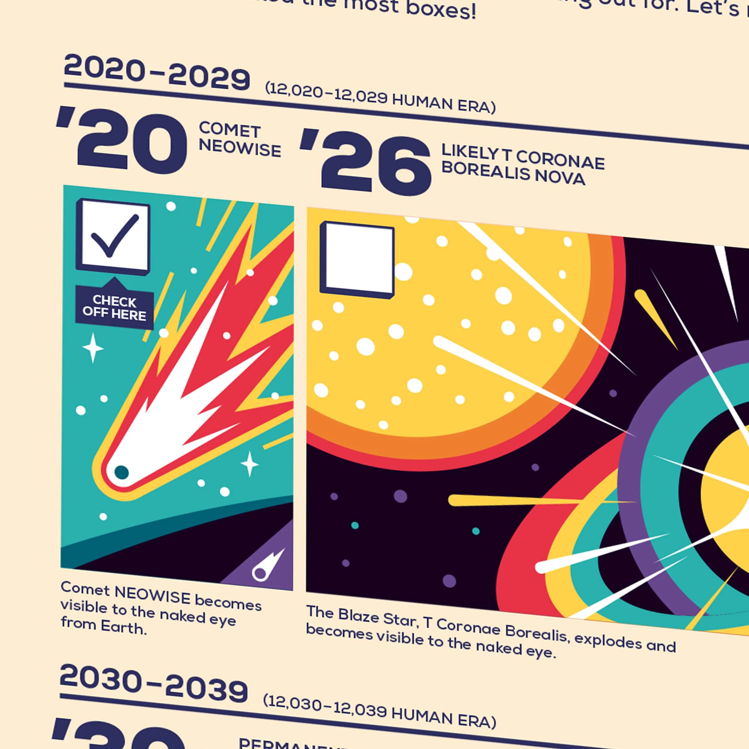 Space Events Calendar Poster - Image 2