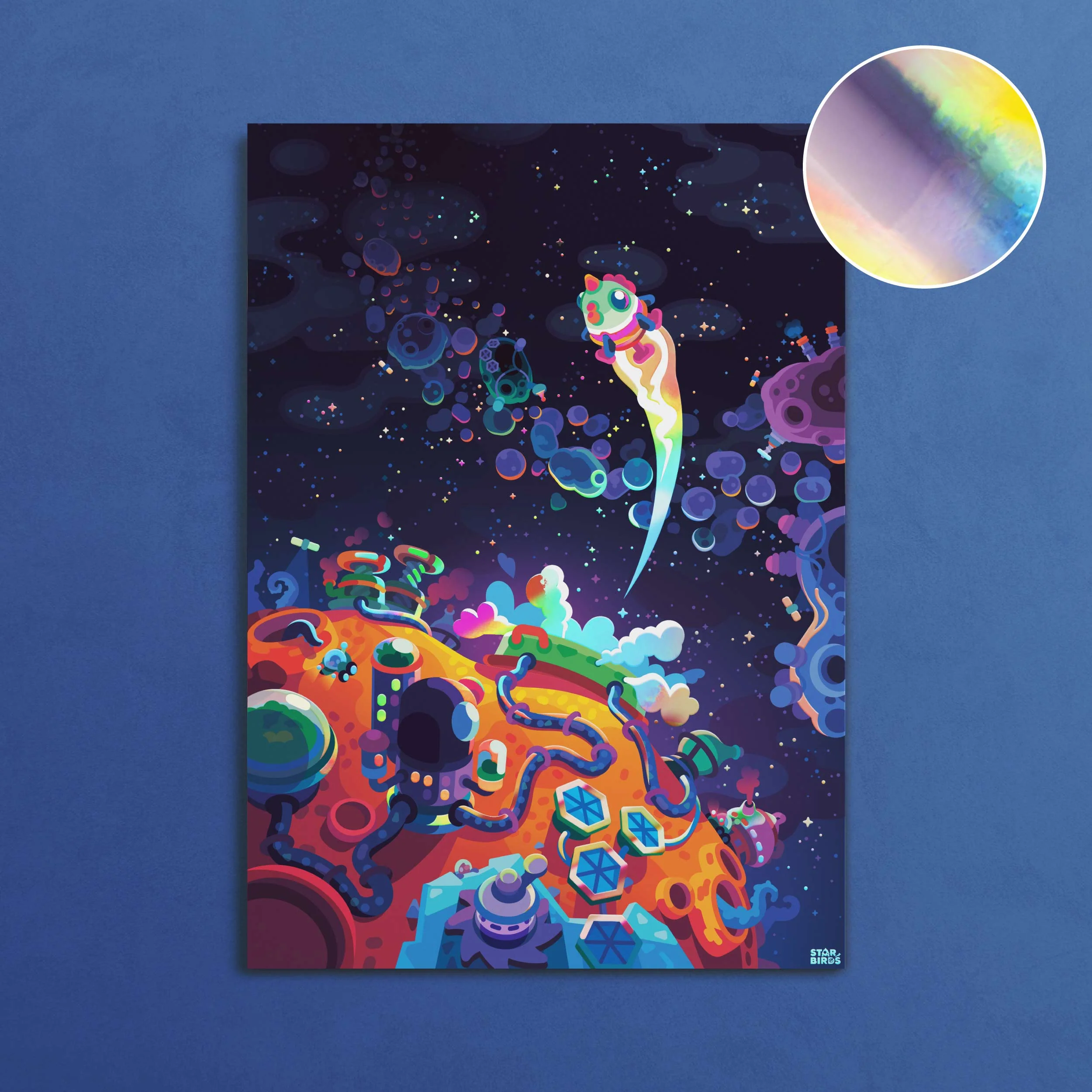 Star Birds Poster