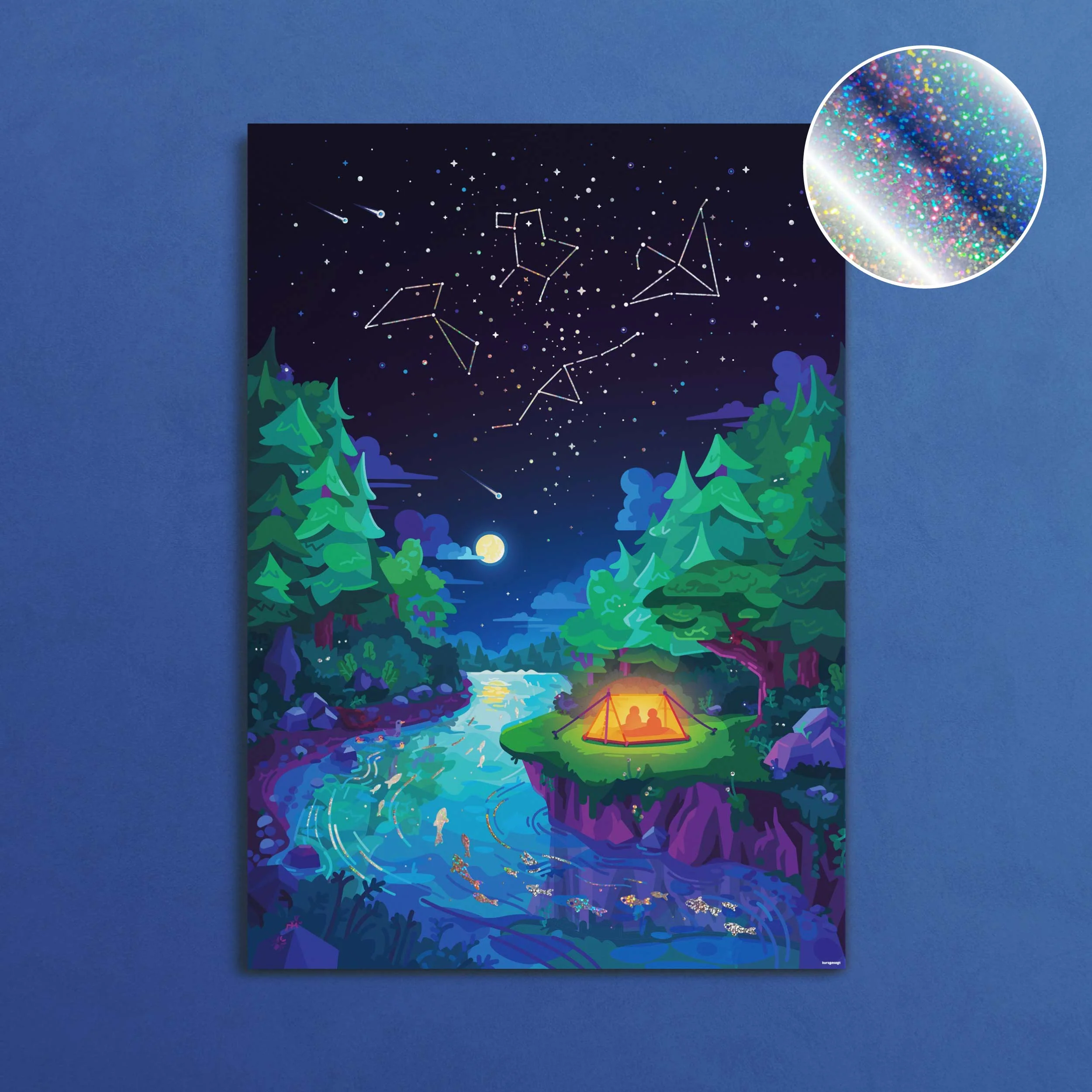 Starry Night Poster (Shiny Edition)
