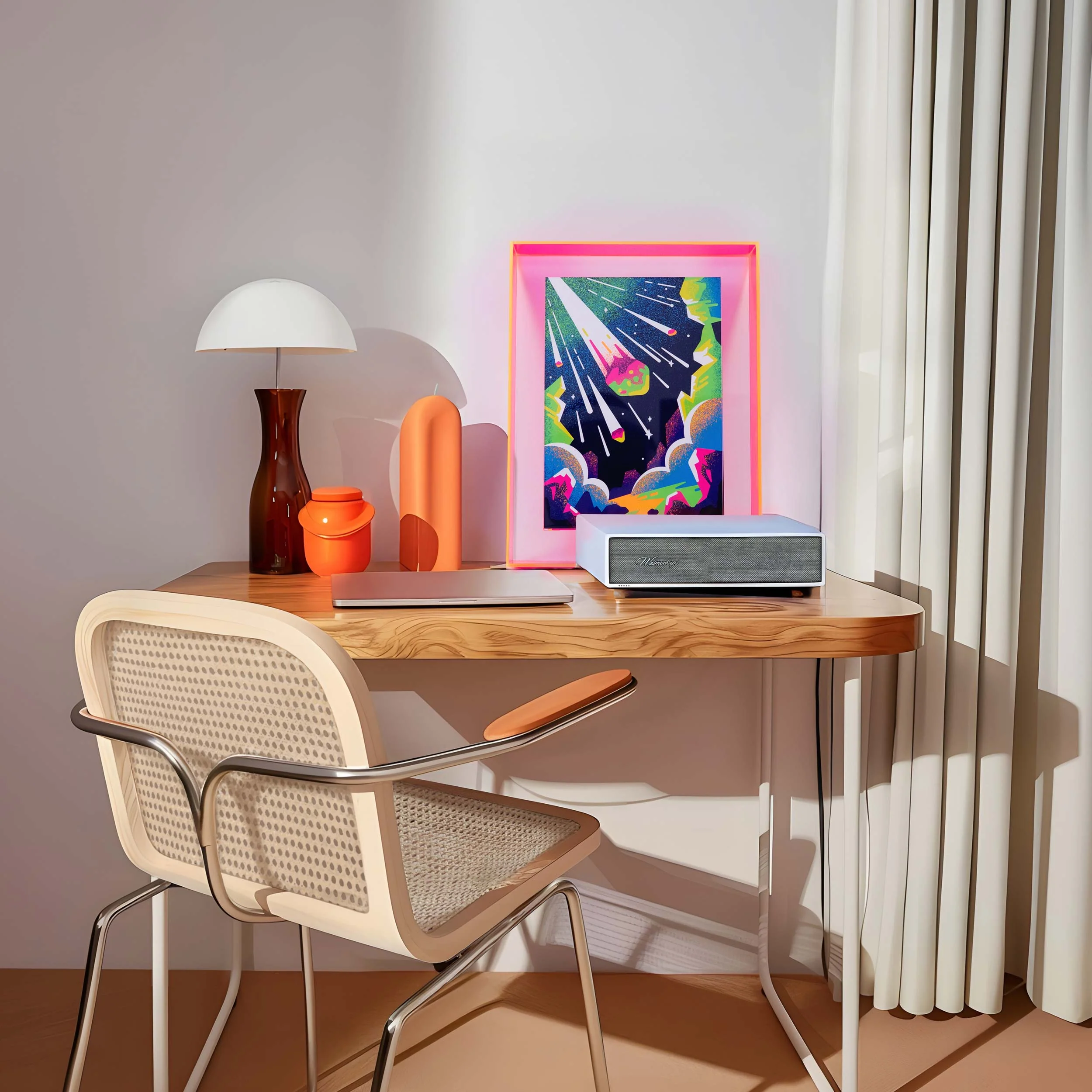 Striking Meteor: Framed Art Print - Image 2