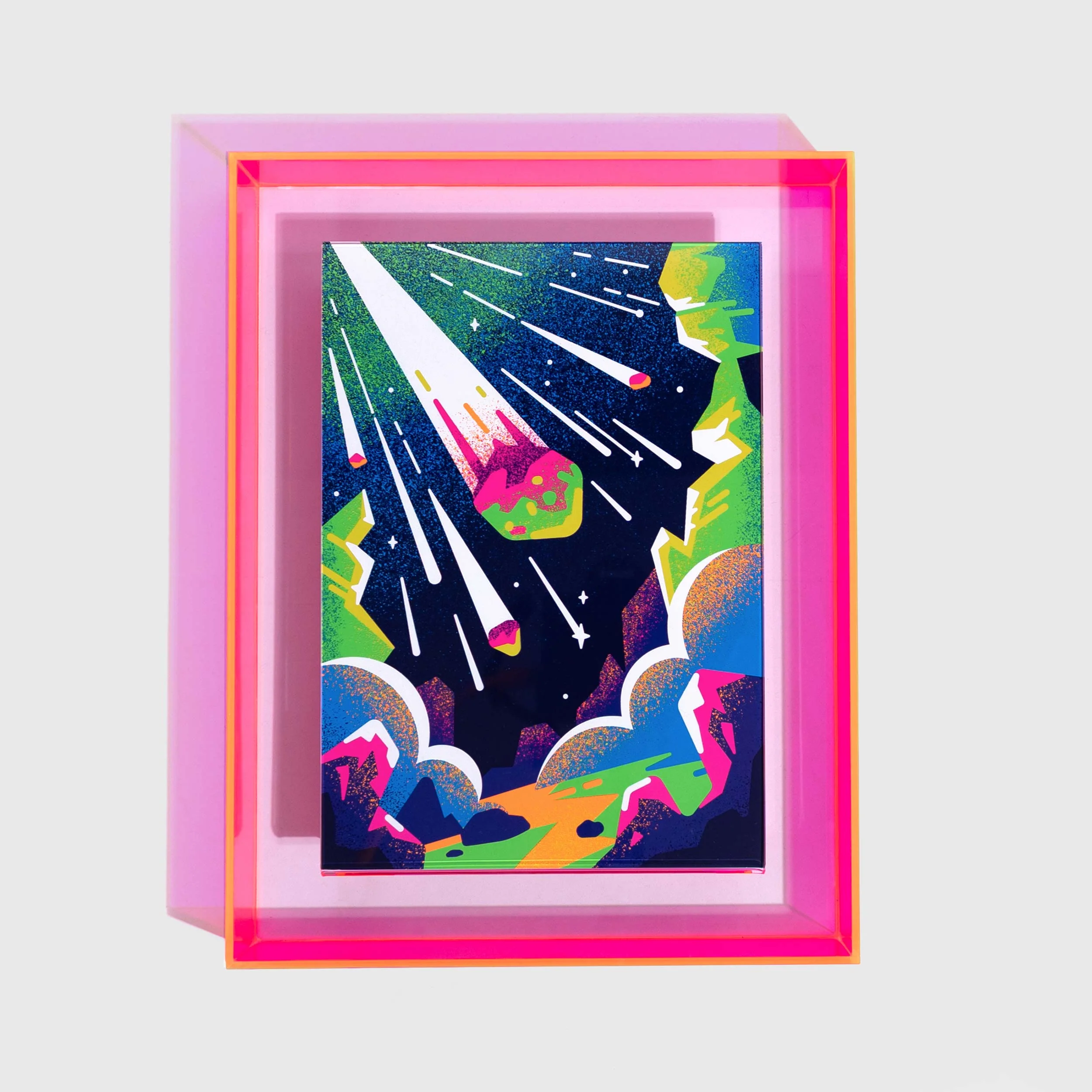 Striking Meteor: Framed Art Print - Image 3