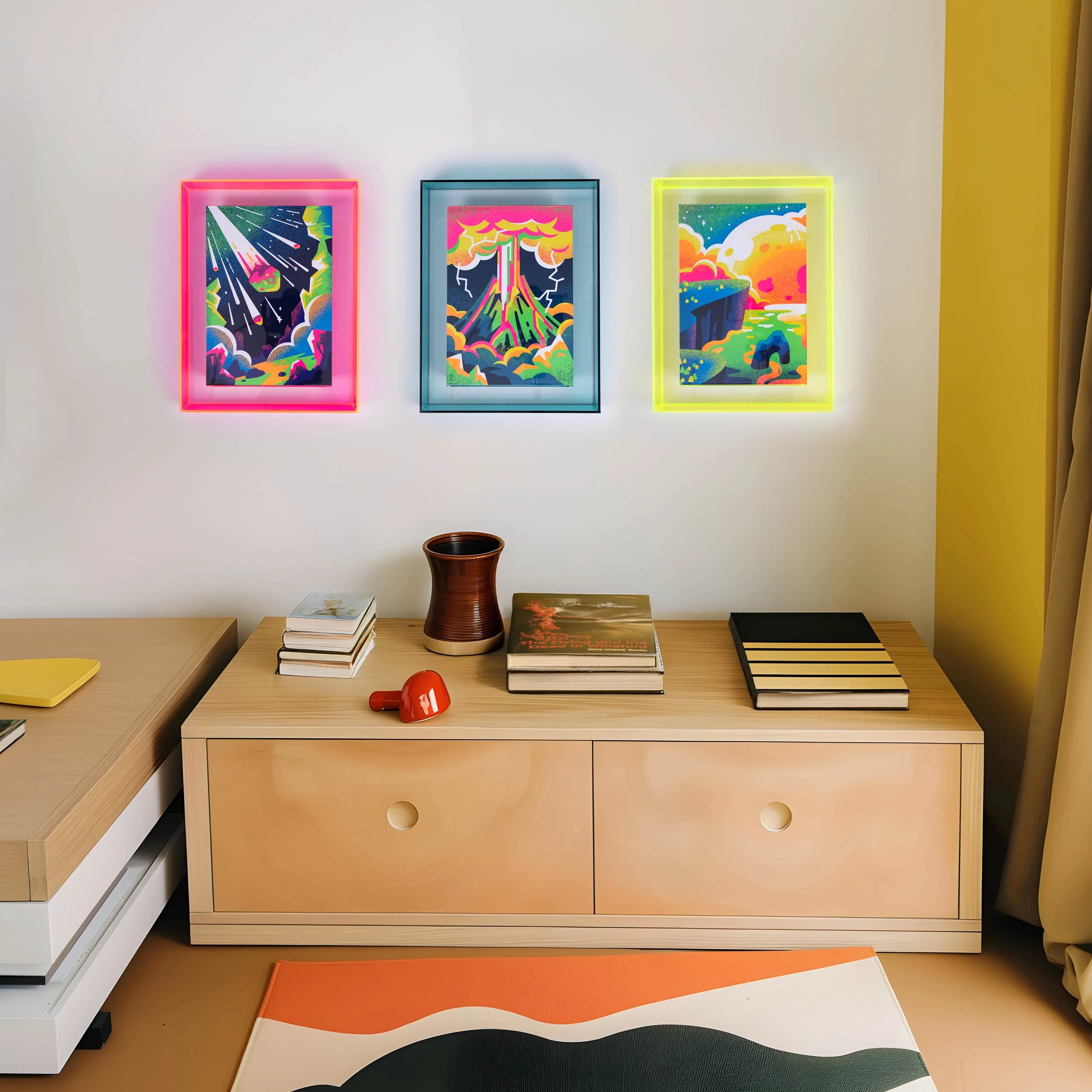 Striking Meteor: Framed Art Print - Image 8