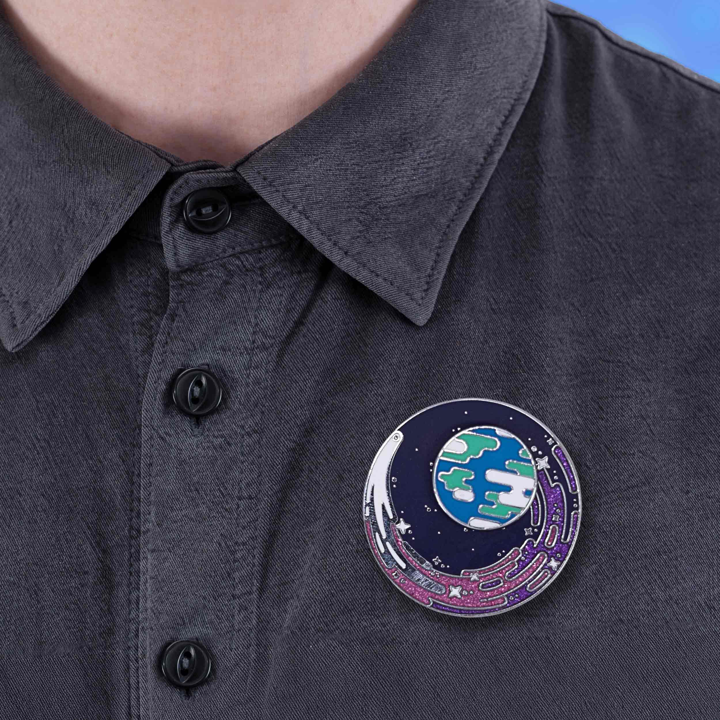 LIMITED EDITION Visiting Comet Pin - Image 4